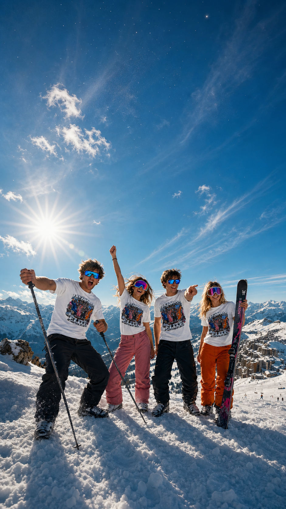 SKI Club Trip T Shirts Levyo shirt visual