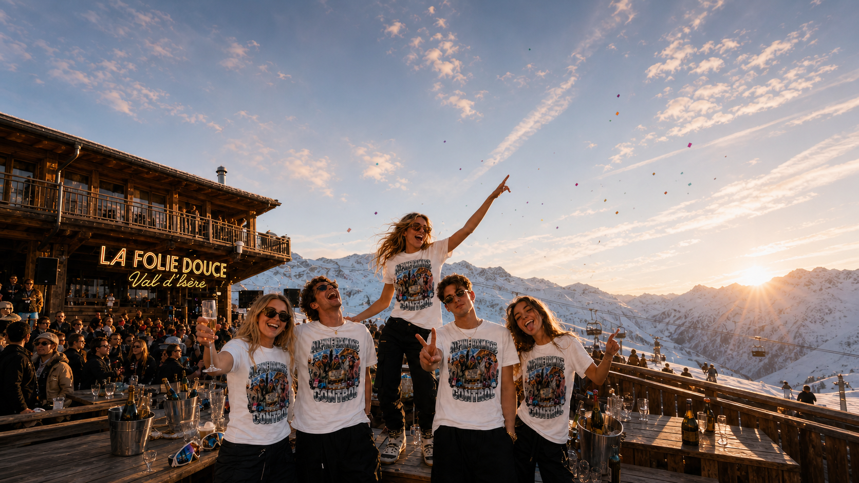 SKI Season Closing Party T Shirts Levyo shirt visual