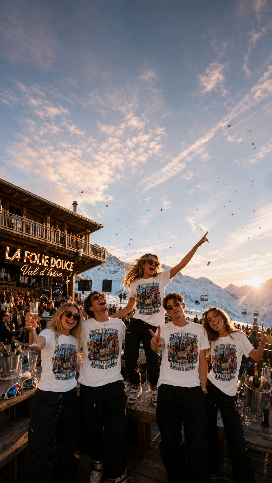 SKI Season Closing Party T Shirts Levyo shirt visual