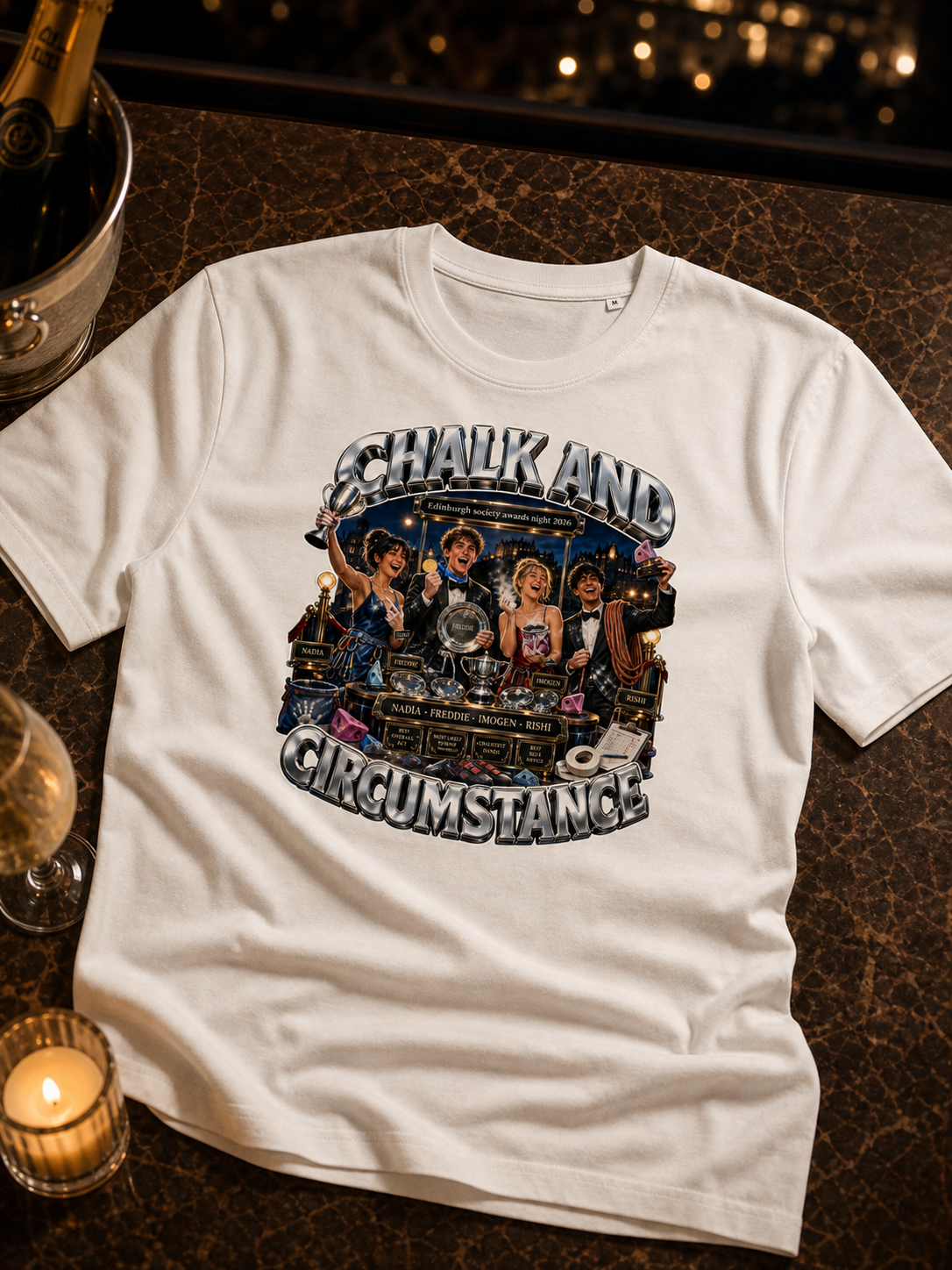 Levyo shirt visual for society awards night t shirts