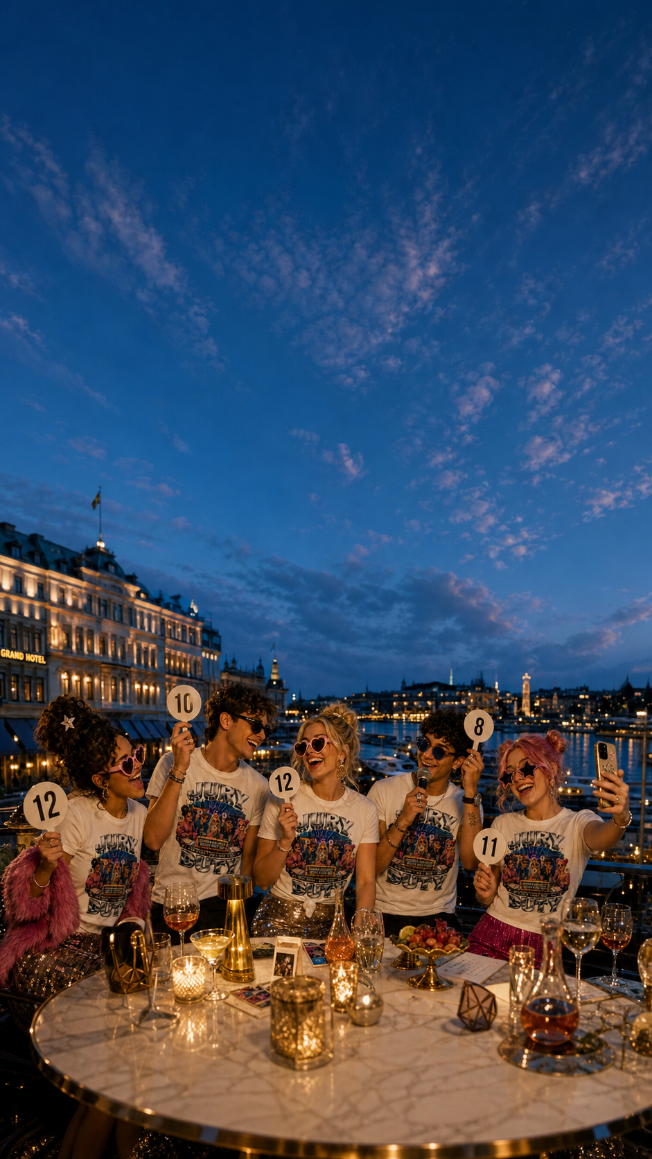 Song Contest Watch Party T Shirts Levyo shirt visual