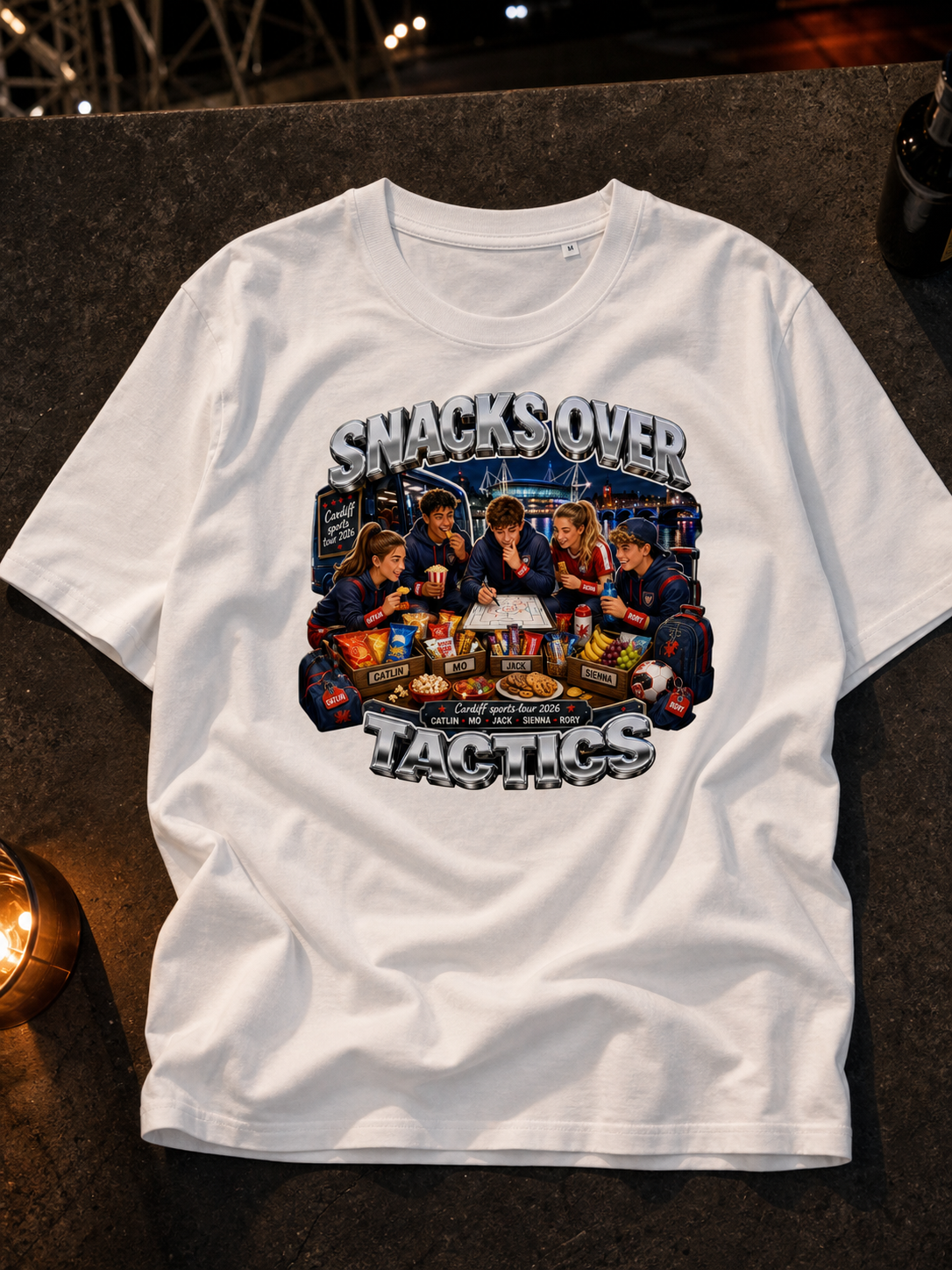 Levyo shirt visual for sports tour t shirts