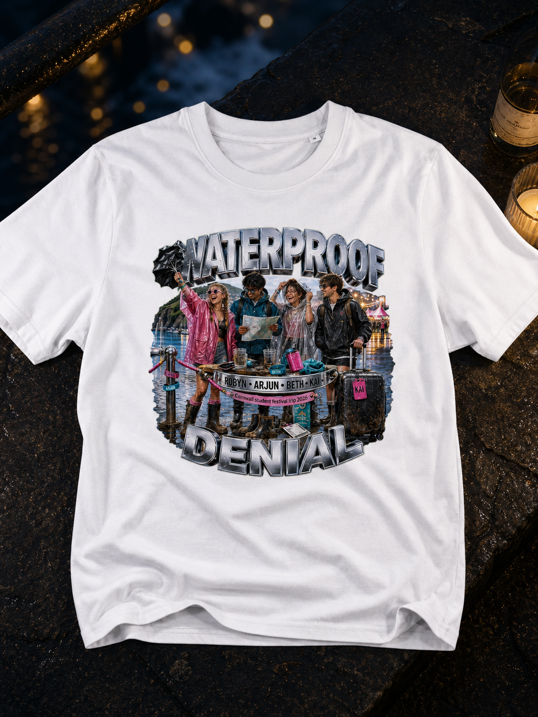 Levyo shirt visual for student festival trip t shirts