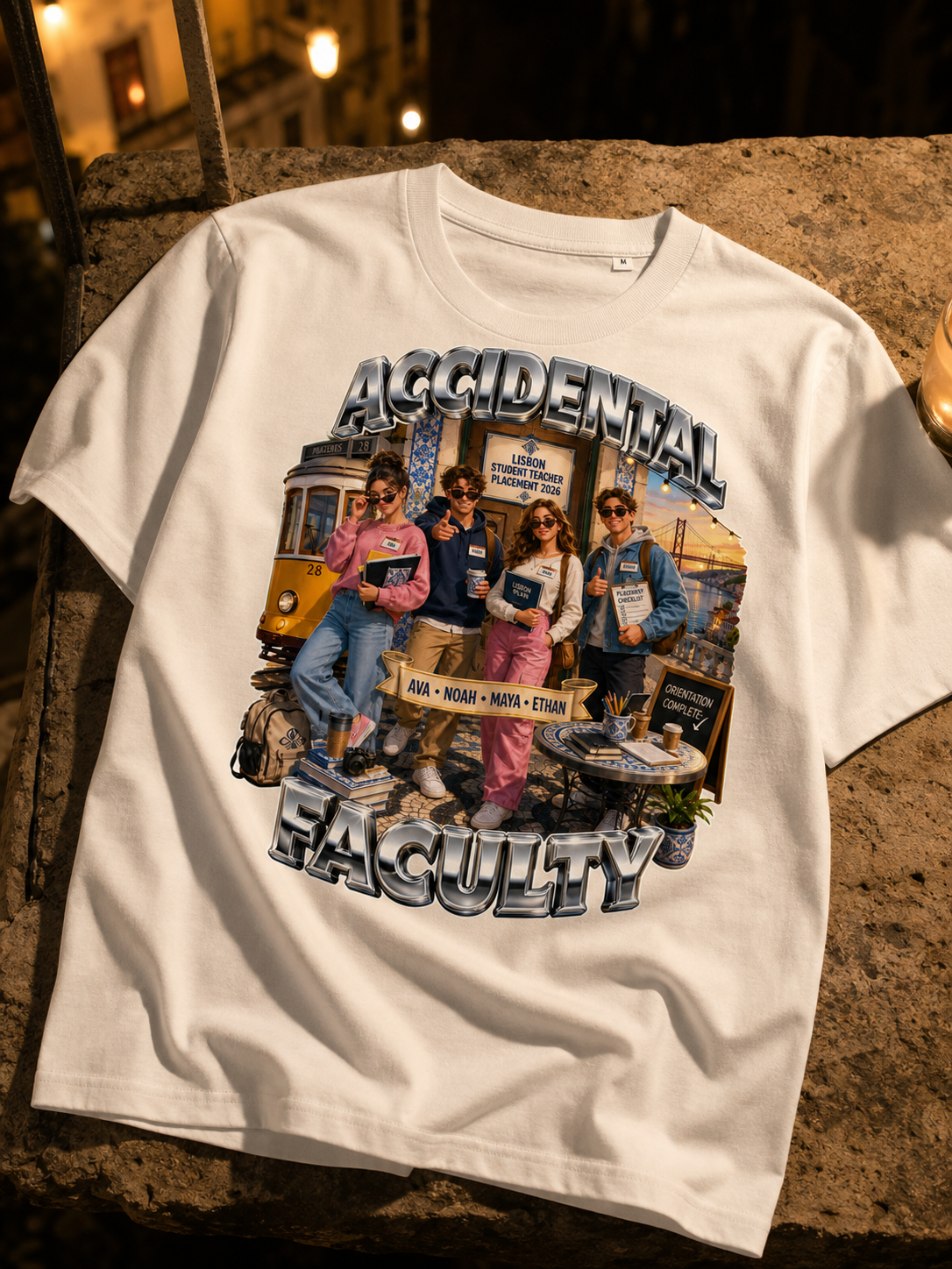 Levyo shirt visual for student teacher placement t shirts