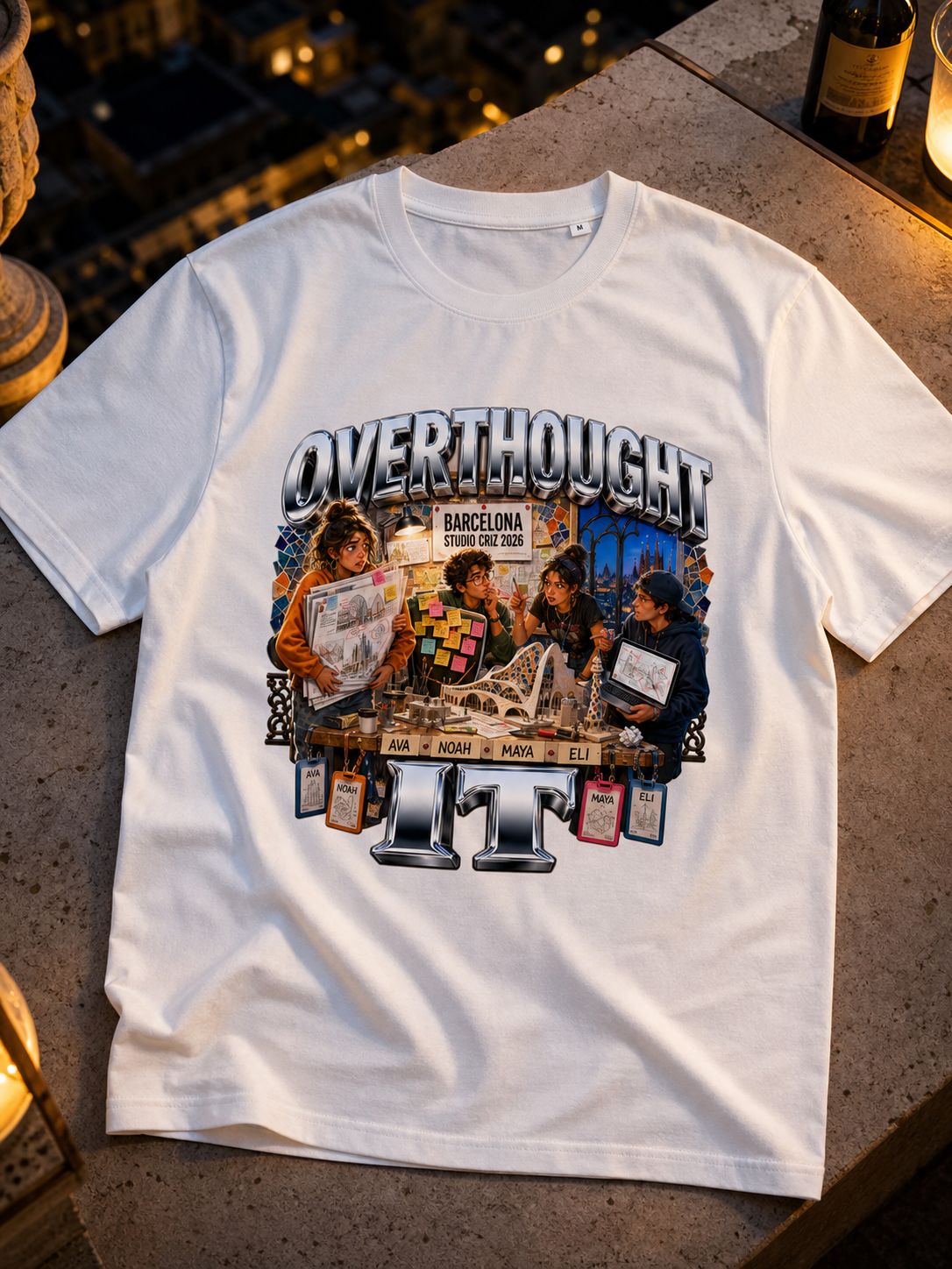 Levyo shirt visual for studio crit t shirts