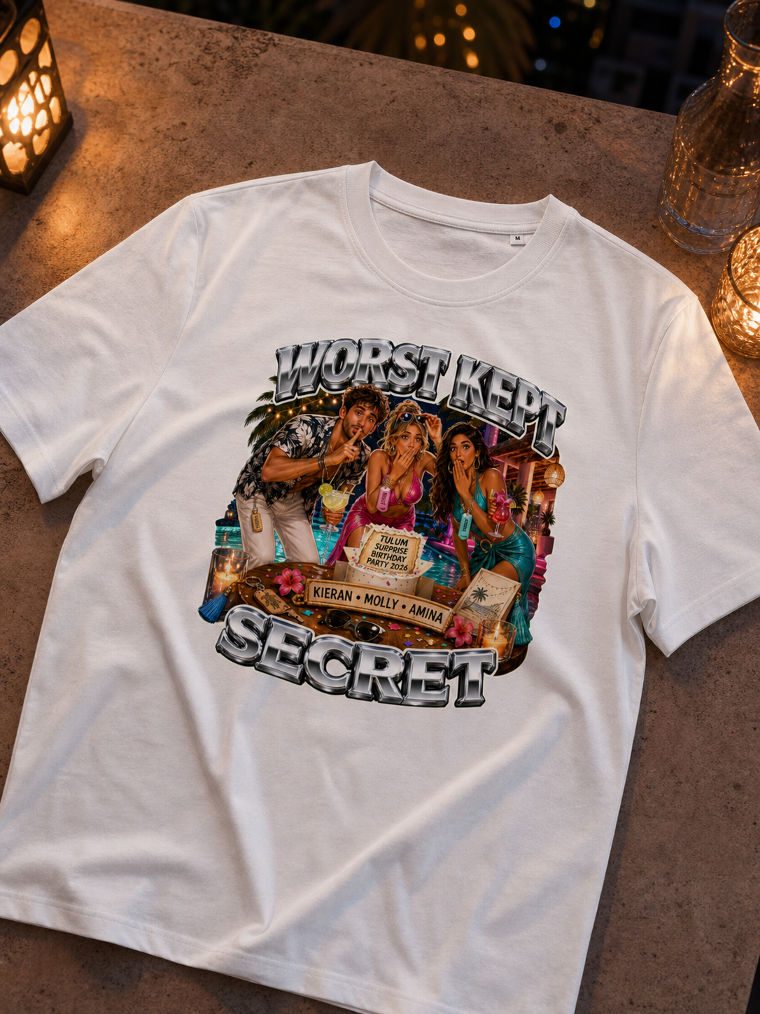 Levyo shirt visual for surprise birthday party t shirts