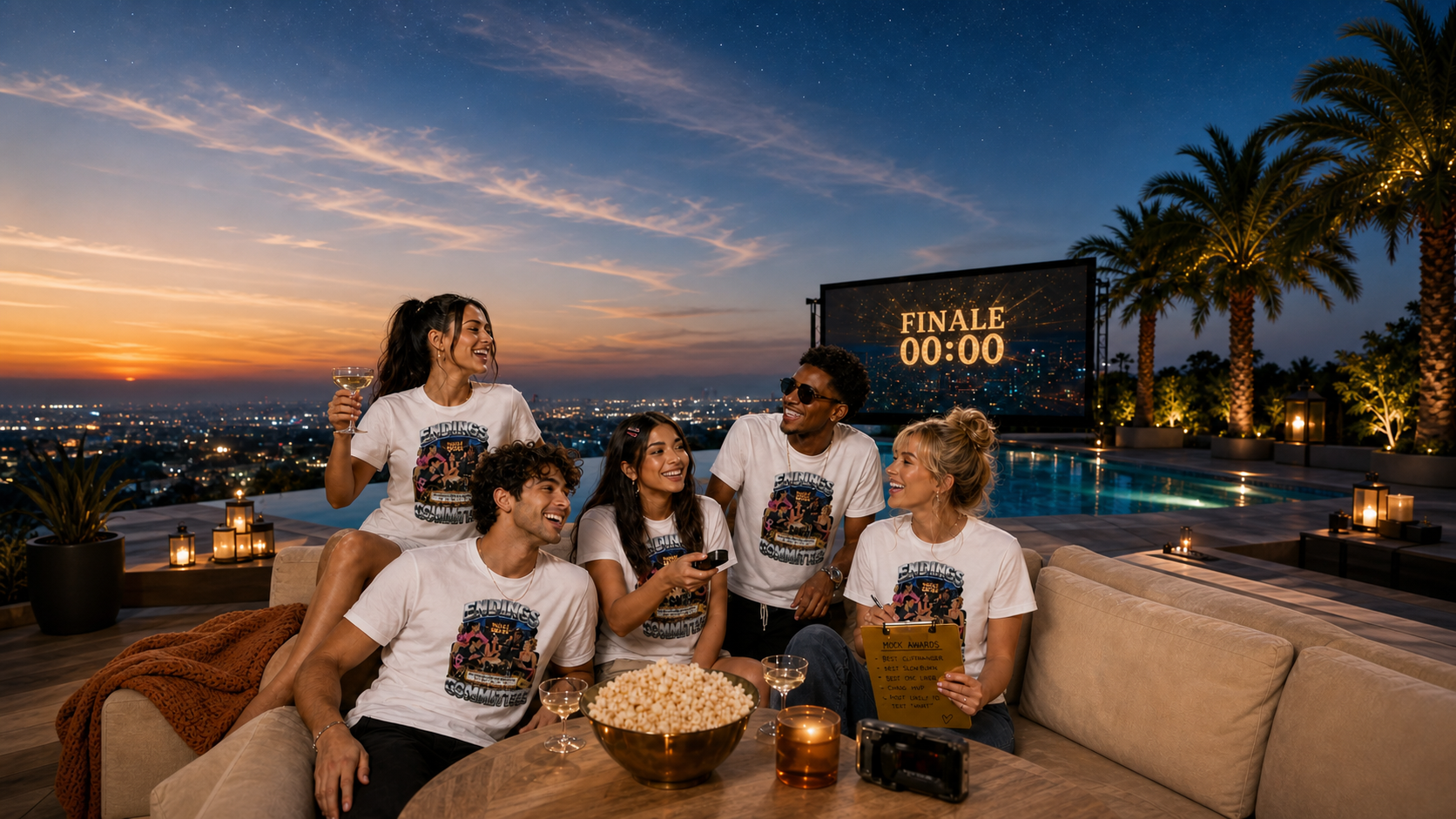 TV Finale Watch Party T Shirts Levyo shirt visual