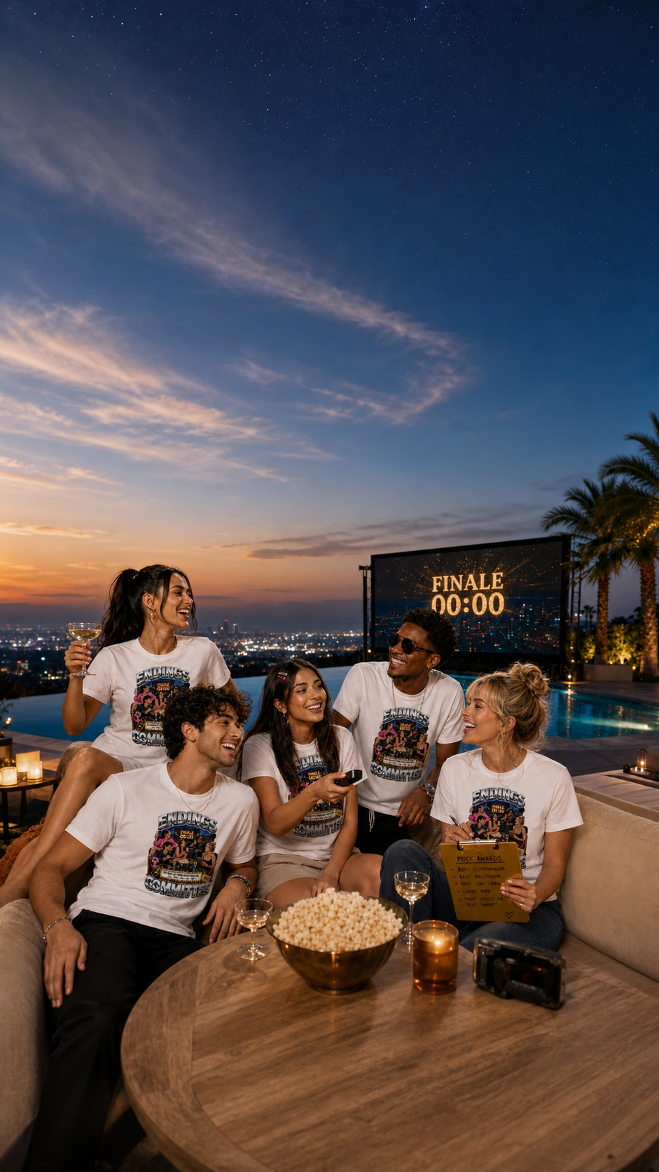 TV Finale Watch Party T Shirts Levyo shirt visual