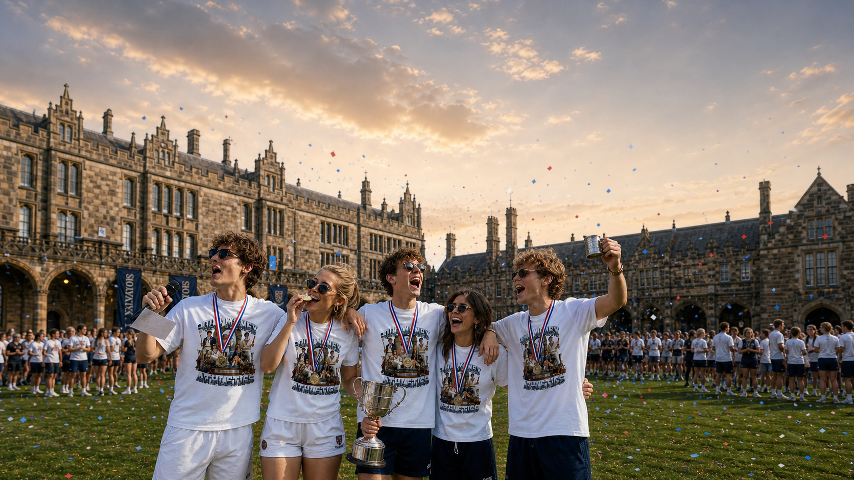 UNI House Olympics T Shirts Levyo shirt visual