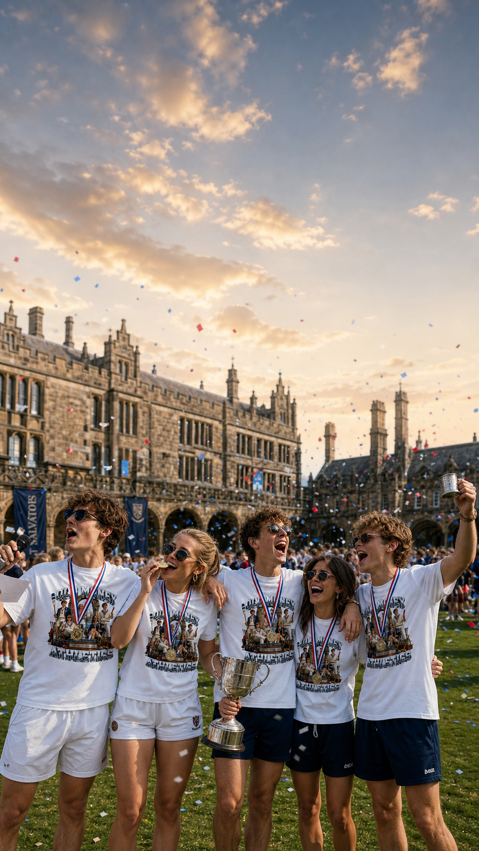 UNI House Olympics T Shirts Levyo shirt visual