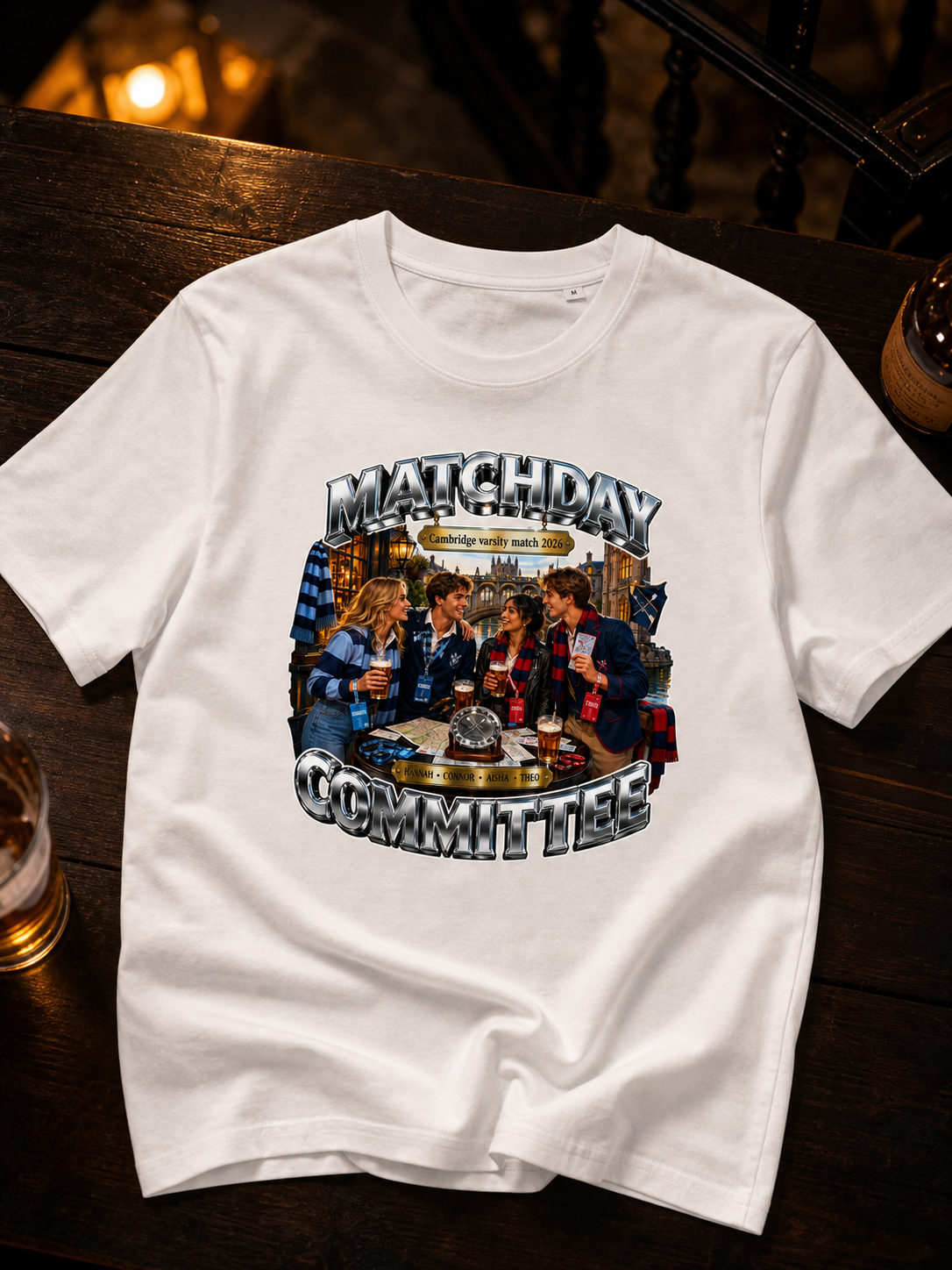 Levyo shirt visual for varsity match t shirts