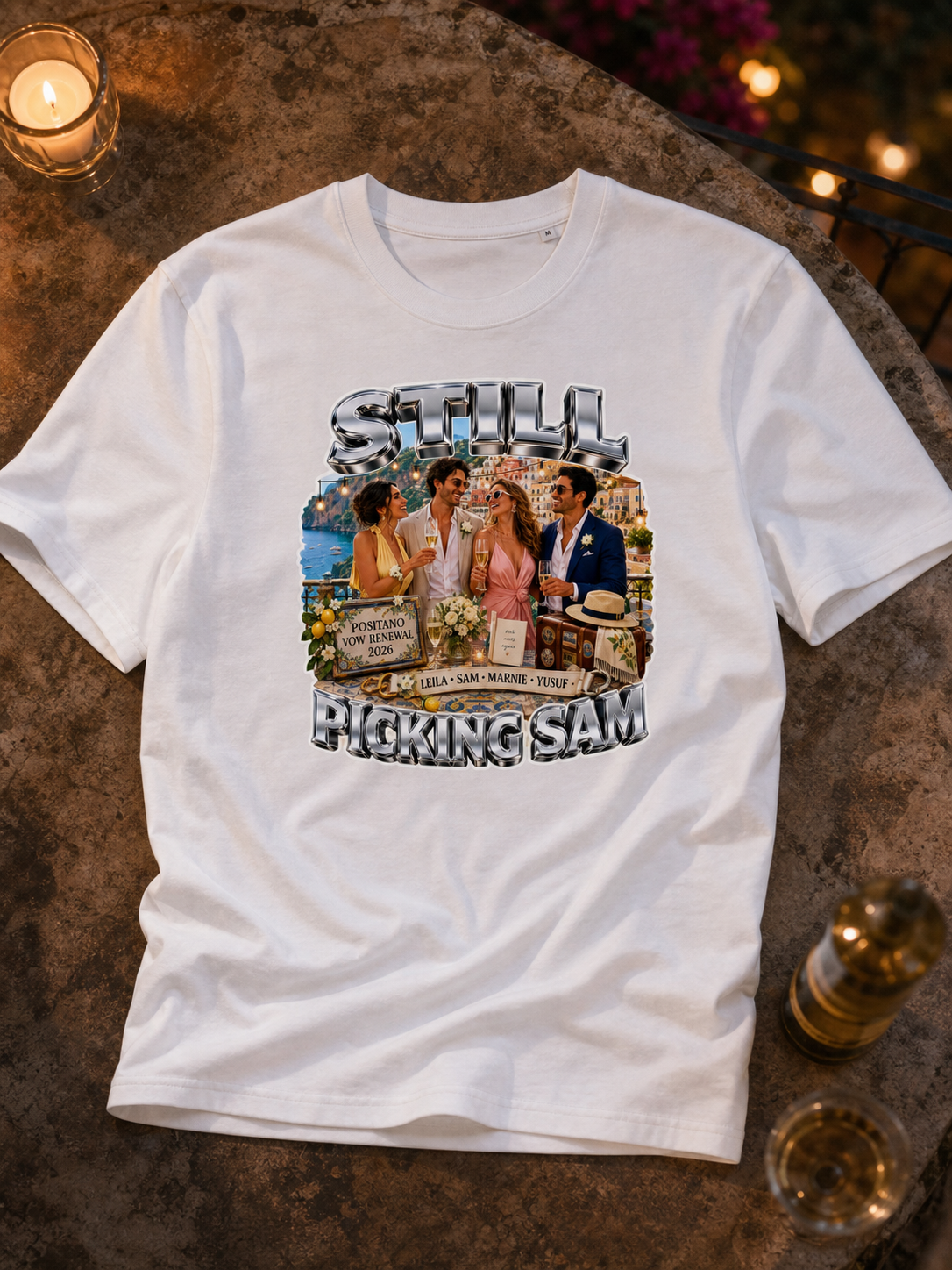 Levyo shirt visual for vow renewal t shirts