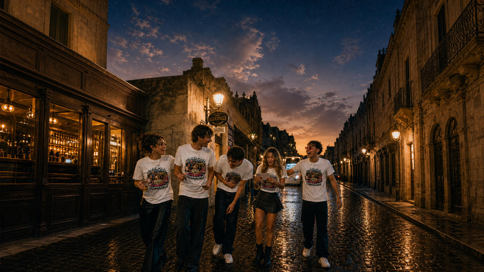 White LIE BAR Crawl T Shirts Levyo shirt visual
