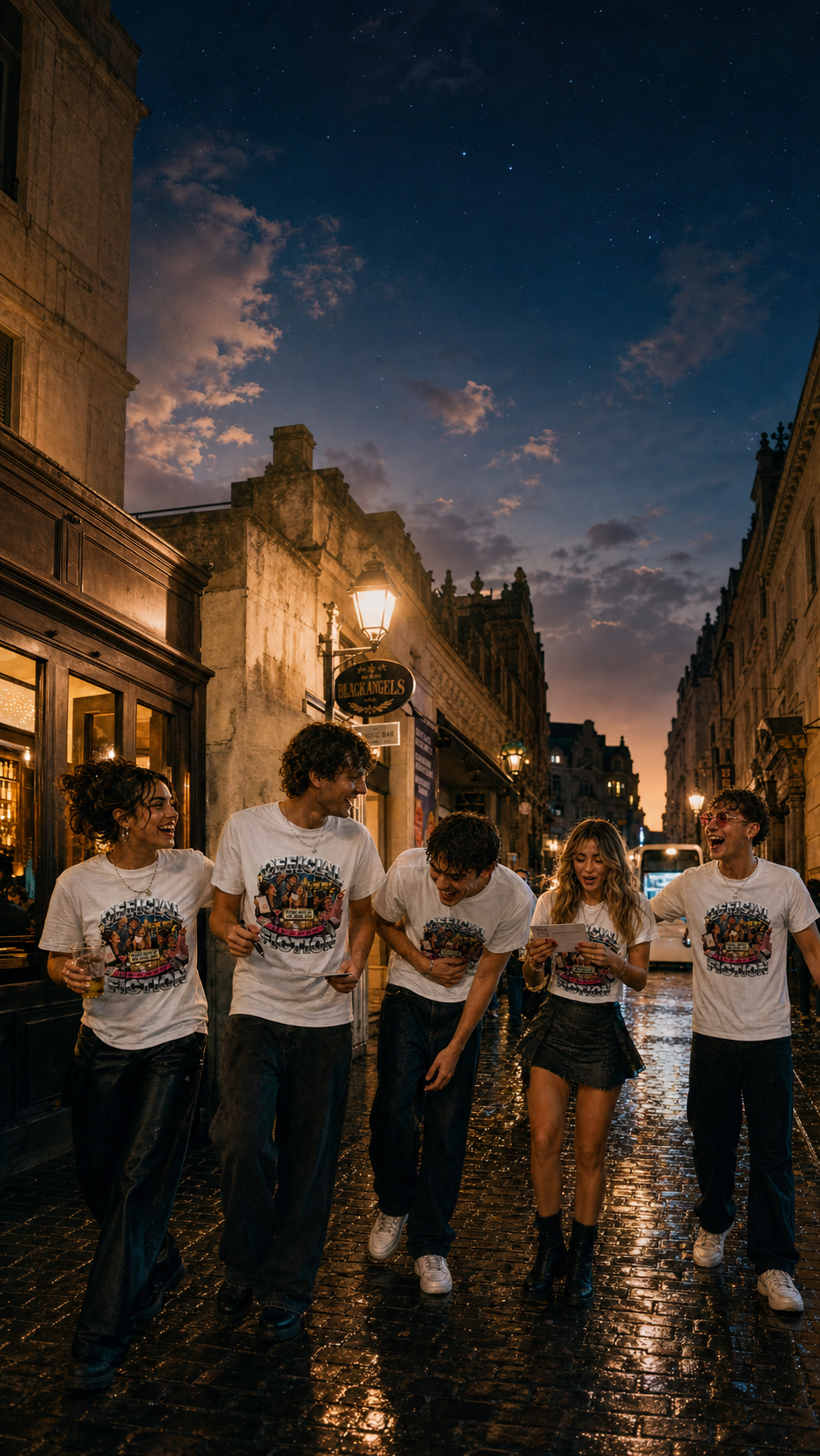 White LIE BAR Crawl T Shirts Levyo shirt visual