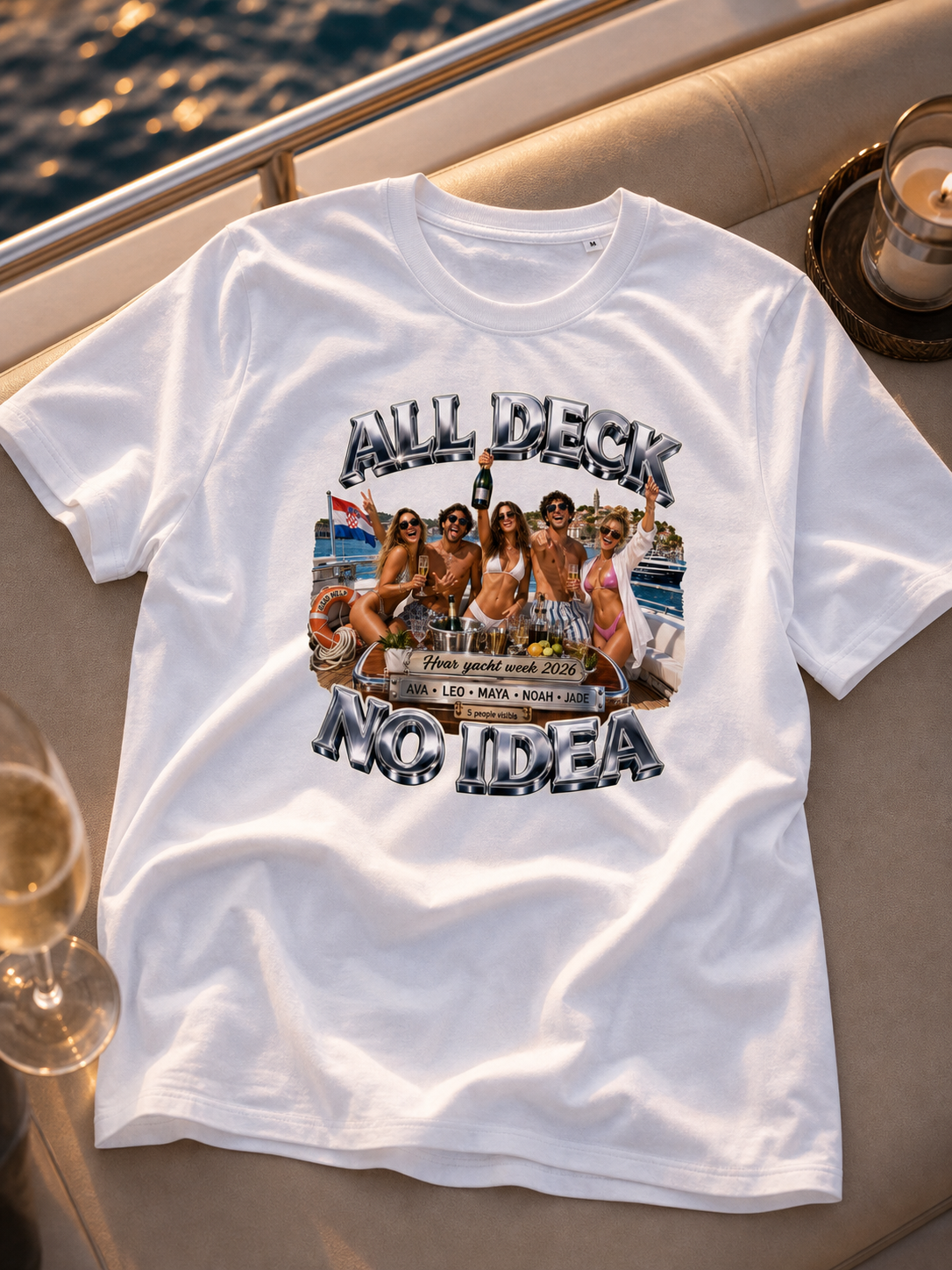 Levyo shirt visual for yacht week t shirts