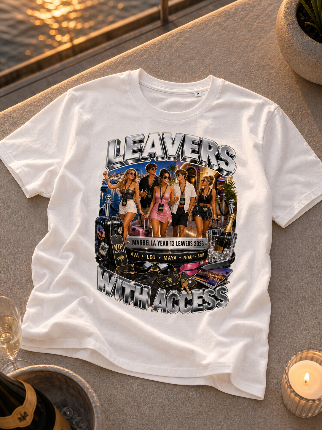 Levyo shirt visual for year 13 leavers t shirts